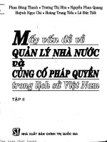 Mấy Vấn Đề Về Quản Lý Nhà Nước Và Củng Cố Pháp Quyền Trong Lịch Sử Việt Nam _ T.2.Pdf