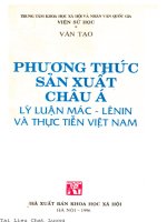 Phương Thức Sản Xuất Châu Á - Lý Luận Mác - Lênin Và Thực Tiễn Việt Nam.pdf