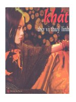 Khát   thơ vi thùy linh