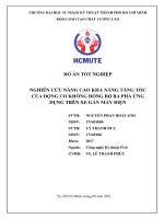 NGHIÊN CỨU NÂNG CAO KHẢ NĂNG TĂNG TỐC CỦA ĐỘNG CƠ KHÔNG ĐỒNG BỘ BA PHA ỨNG DỤNG TRÊN XE GẮN MÁY ĐIỆN