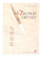 Thư pháp chữ việt