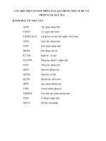 Câu hỏi vấn đáp lý luận nhà nước và pháp luật 41 câu