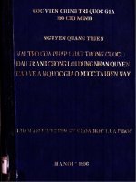 Vai trò của pháp luật trong cuộc đấu tranh chống lợi dụng nhân quyền bảo vệ an quốc gia ở nước ta hiện nay