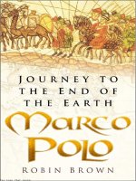 Marco polo   journey to the end of the earth
