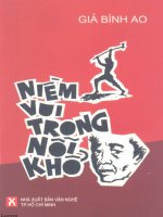 Niềm vui trong nổi khổ