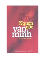Nguồn gốc văn minh