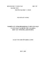Nghiên Cứu Tình Hình Bệnh Lý Tiền Sản Giật Và Sản Giật Tại Bệnh Viện Đa Khoa Khu Vực Ninh Hoà, Khánh Hoà (Full Text).Pdf