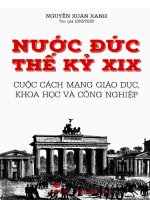 Nước đức thế kỷ xix   cuộc cách mạng giáo dục, khoa học và công nghiệp