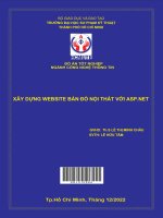 (Đồ án hcmute) xây dựng website bán đồ nội thất với asp net