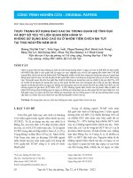Thực trạng sử dụng bao cao su trong quan hệ tình dục và một số yếu tố liên quan đến hành vi không sử dụng bao cao su ở nhóm tiêm chích ma túy tại Thái Nguyên năm 2019 (Condom use and some factors related to noncondom use among infecting drug users in Thai