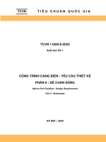 TCVN 11820 6 2023 TIÊU CHUẨN ĐÊ CHẮN SÓNG