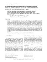 Xu hướng nhiễm HIV và giang mai ở nhóm nam nghiện chích ma túy tại Việt Nam qua giám sát trọng điểm HIV lồng ghép hành vi, giai đoạn 20172021