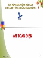 Bài Giảng -  An Toàn Điện ( Combo Full slides 11 Chương )