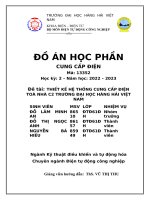 THIẾT KẾ HỆ THỐNG CUNG CẤP ĐIỆN TOÀ NHÀ C2 TRƯỜNG ĐẠI HỌC HÀNG HẢI VIỆT NAM