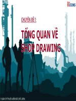 TỔNG QUAN VỀ VẢN VẼ SHOPDRAWING