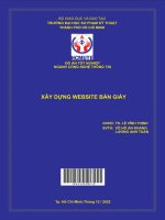 (Đồ án hcmute) xây dựng website bán giày