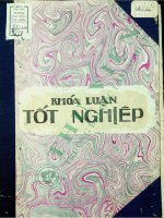 Tìm hiểu tình hình phát sinh phát triển bệnh rơm lá thông trên khu vực rừng trồng năm tuổi tại trường đại học lâm nghiệp