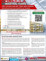 Đo độ bằng phẳng mặt sàn