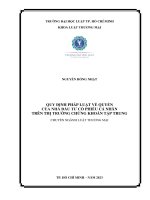 Quy định pháp luật về quyền của nhà đầu tư cổ phiếu cá nhân trên thị trường chứng khoán tập trung