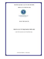 Pháp luật về nhập khẩu phế liệu