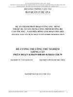 Thuyet minh bptc thi diem gieng cat