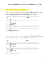 đề cương điều khiển sản xuất tích hợp máy tính