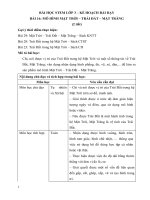 BÀI HỌC STEM KHỐI 3: MÔ HÌNH MẶT TRỜI  TRÁI ĐẤT