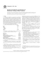 Astm a 370 08a mechanical testing of steel products