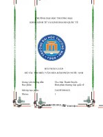 Tiểu luận đàm phán kinh doanh   nghiên cứu văn hoá đàm phán của anh