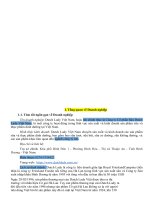 Dự án học phần marketing