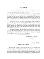 Xây dựng mô hình kinh tế Lâm nông kết hợp nhằm phát triển có hiệu qủa và bền vững vùng gò đồi xã Cẩm Châu huyện Cẩm Thuỷ tỉnh Thanh Hoá