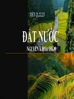 Tuan 10 dat nuoc trich truong ca mat duong khat vong  nguyen khoa diem