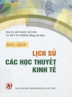 Hỏi   đáp lịch sử các học thuyết kinh tế