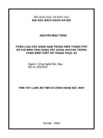 Tóm tắt: Phân loại vóc dáng nam trung niên Thành phố Hồ Chí Minh ứng dụng xây dựng Avatar trong phần mềm thiết kế trang phục 3D