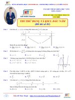Đề thi số 01   đề thi final