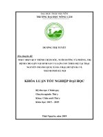 Thực hiện quy trình chăm sóc, nuôi dưỡng và phòng, trị bệnh cho lợn nái sinh sản và lợn con theo mẹ tại trại nguyễn thanh lịch xã ba trại, huyện ba vì, thành phố hà nội