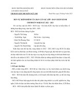 7 bản bản kiểm điểm bcs k25b