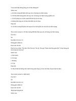 Đáp Án Trắc Nghiệm Thống Kê Trong Kinh Tế Và Kinh Doanh.docx