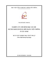 Nghiên cứu mô hình học sâu để dự báo khách hàng rời mạng viễn thông ở Tây Ninh