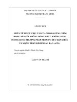 Phân tích sức chịu tải của móng giếng chìm trong nền sét không đồng nhất, không đẳng hướng bằng phương pháp phần tử hữu hạn (fem) và mạng thần kinh nhân tạo (ann)