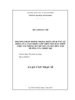 Phương pháp mmpm trong phân tích ứng xử động của tấm nhiều lớp trên nền đàn nhớt chịu tải trọng di chuyển có xét đến ảnh hưởng của nhiệt độ