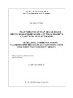 Phát triển thuật toán lên kế hoạch chuyển động cho hệ multi agv nhằm tránh va chạm và gia tăng sự ổn định