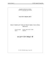 Phát triển kỹ thuật phát hiện tấn công deface