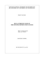 Self authentication in the iots
