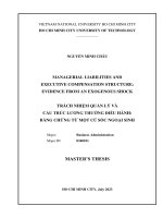 Managerial liabilities and executive compensation structure evidence from an exogenous shock