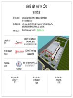 Bản vẽ biện pháp thi công bể nước sinh hoạt, PCCC