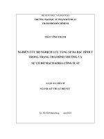 Nghiên cứu bộ nghịch lưu tăng áp ba bậc hình T trong trạng thái bình thường và sự cố hở mạch khóa công suất