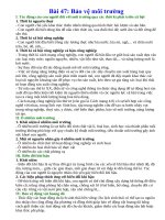 Lý thuyết khoa học tự nhiên 8 kết nối tri thức bài 47  bảo vệ môi trường