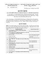 4 quyết đinh ban chỉ huytcv