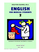 english for medical students coursebook